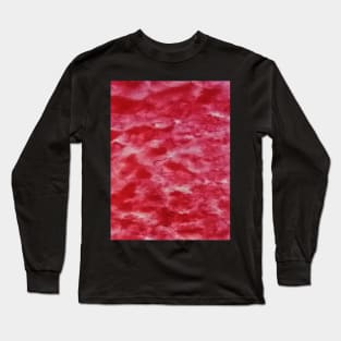 Pink watercolor gradient design Long Sleeve T-Shirt